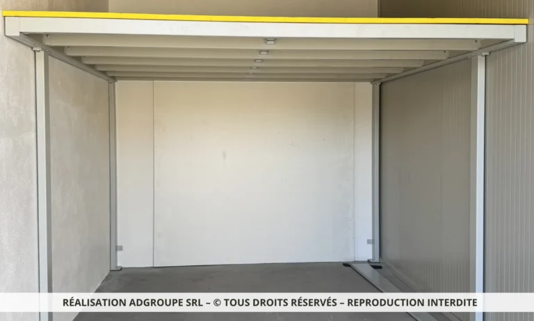 Mezzanine en fer sur mesure réalisée par AD GROUPE, ferronnier italien